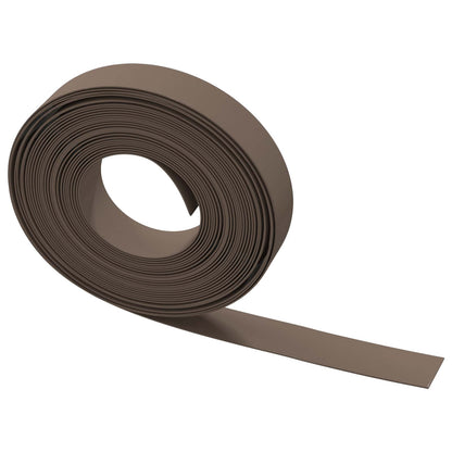 Garden Edging 25 m 10 cm PE Brown