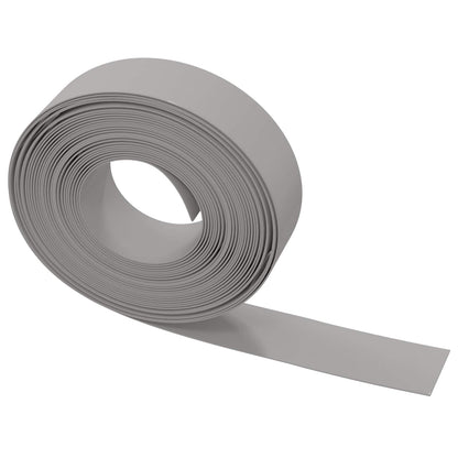 Garden Edging 25 m 15 cm PE Grey