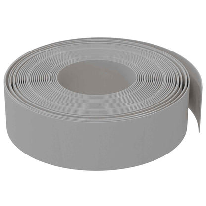 Garden Edging 25 m 15 cm PE Grey