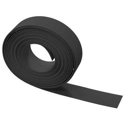 Garden Edging 25 m 15 cm PE Black