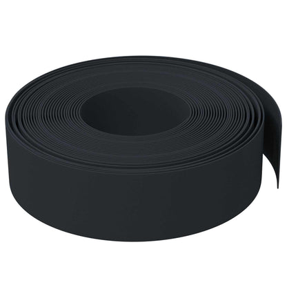 Garden Edging 25 m 15 cm PE Black