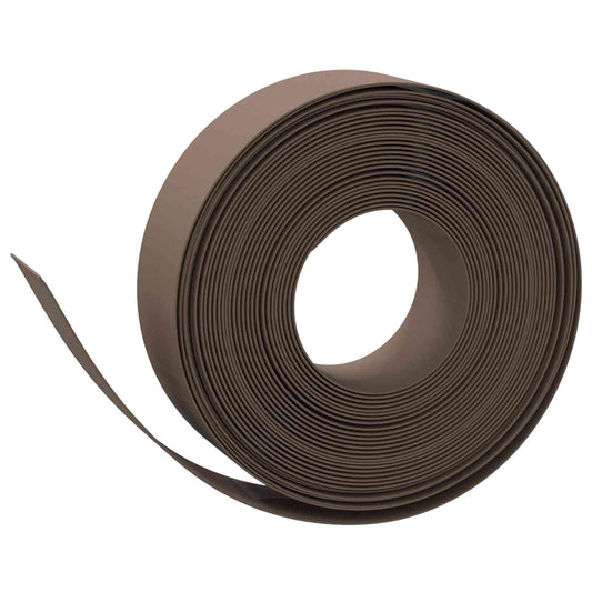 Garden Edging 25 m 15 cm PE Brown
