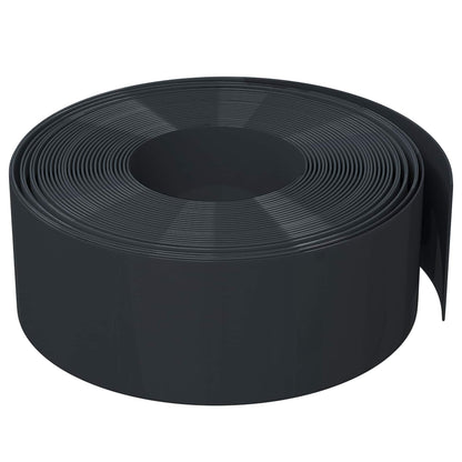 Garden Edging 25 m 20 cm PE Black