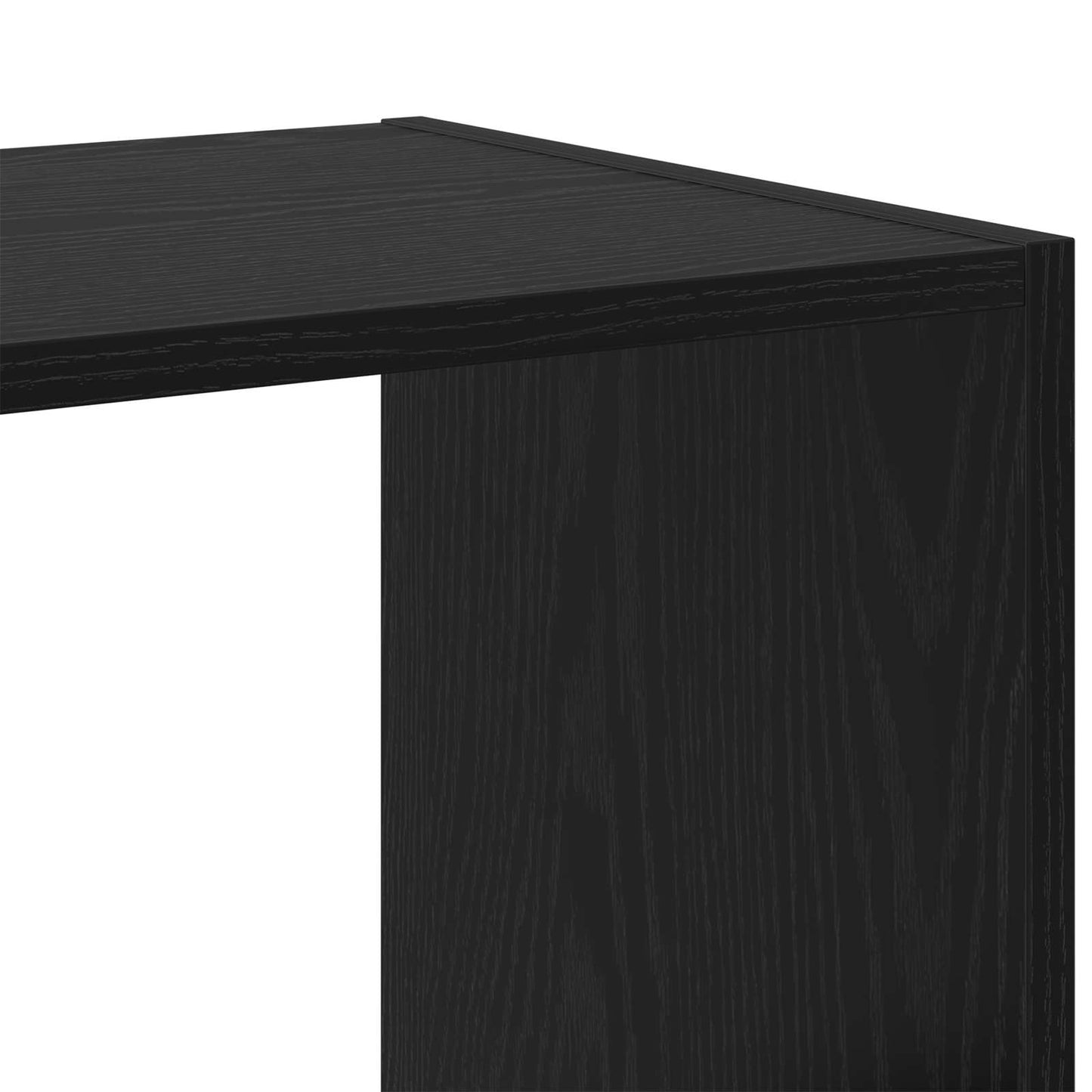 Bookcase Black Oak 102 x 32 x 102 cm
