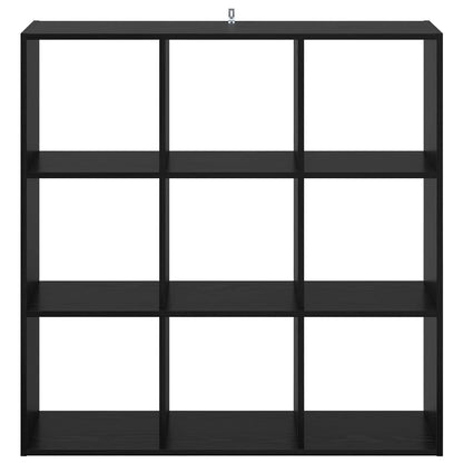 Bookcase Black Oak 102 x 32 x 102 cm