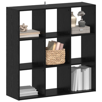 Bookcase Black Oak 102 x 32 x 102 cm