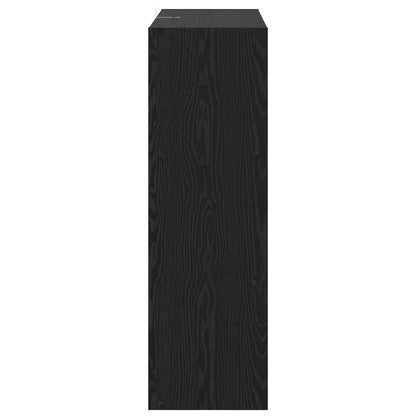 Bookcase Black Oak 102 x 32 x 102 cm