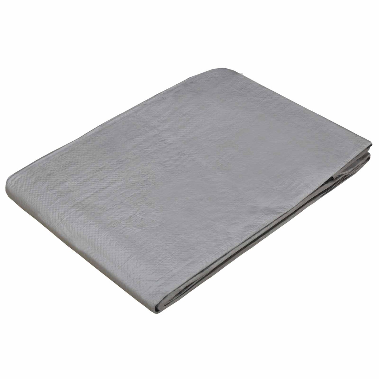Tarpaulin with Eyelets Light Grey 3 x 4 m 90 gsm PE