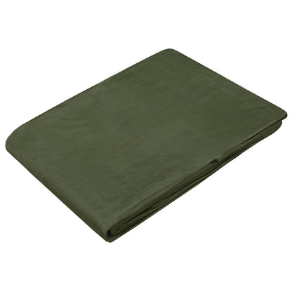 Tarpaulin with Eyelets Green 3 x 5 m 90 gsm PE