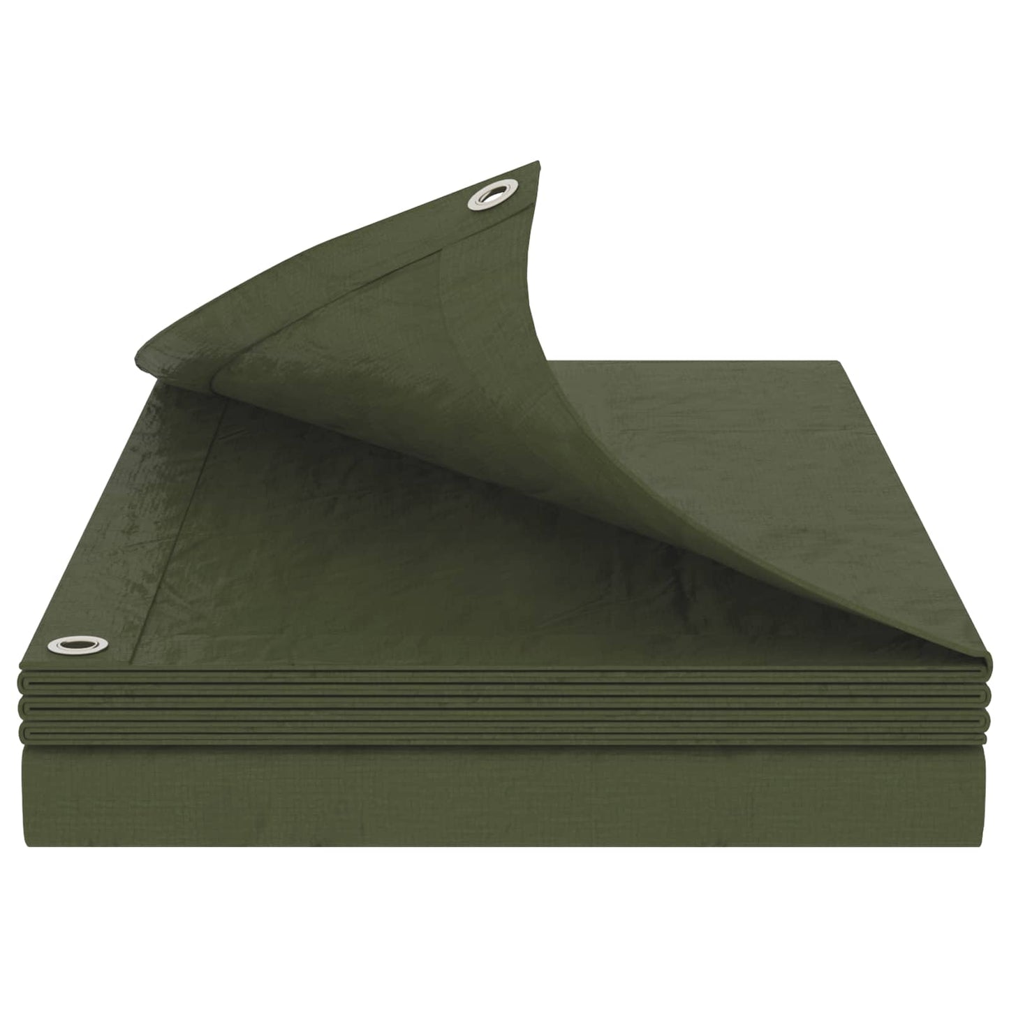 Tarpaulin with Eyelets Green 6 x 8 m 90 gsm PE