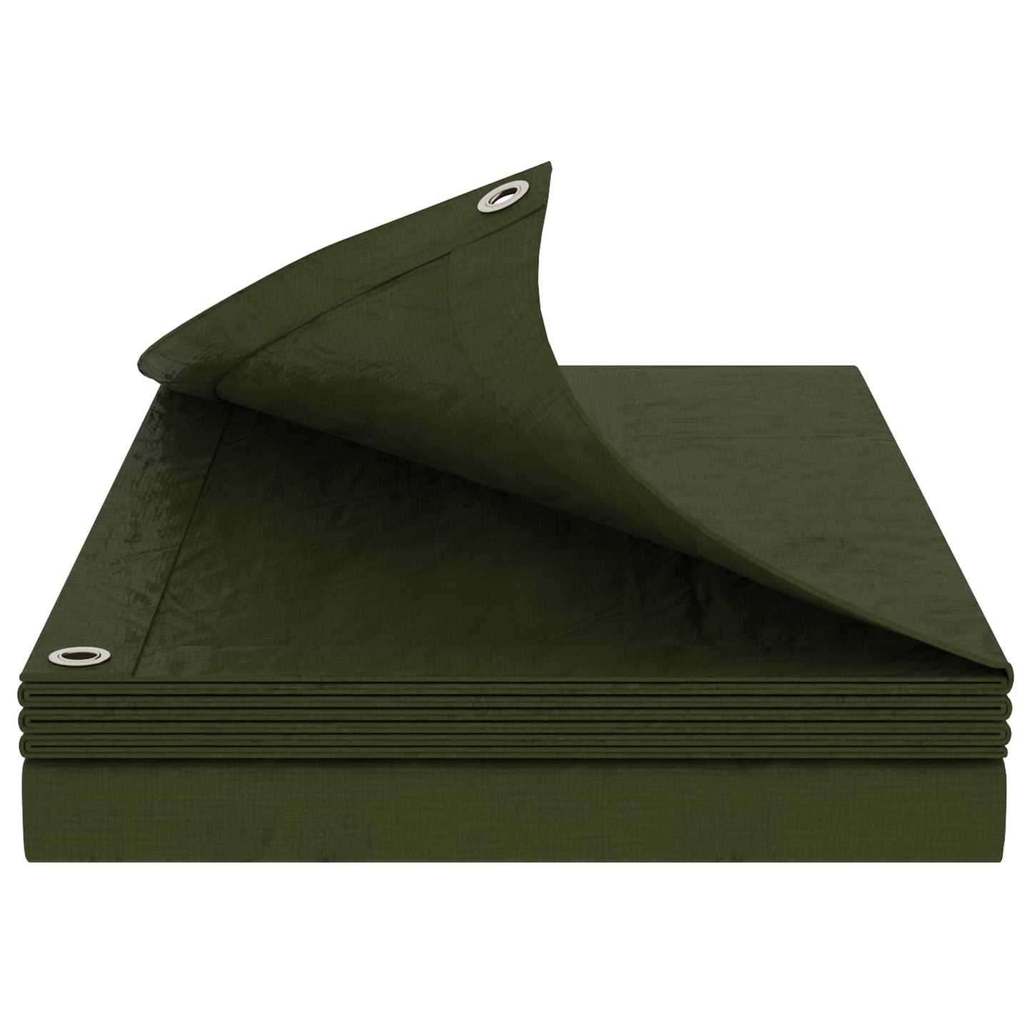Tarpaulin with Eyelets Green 6 x 12 m 180 gsm PE