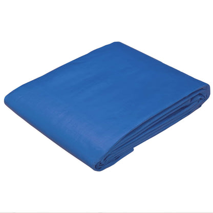 Tarpaulin with Eyelets Blue 4 x 5 m 260 gsm PE