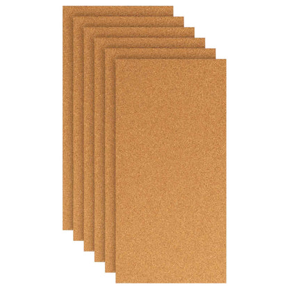 Cork Sheet 6 pcs Brown 100 x 50 cm Cork