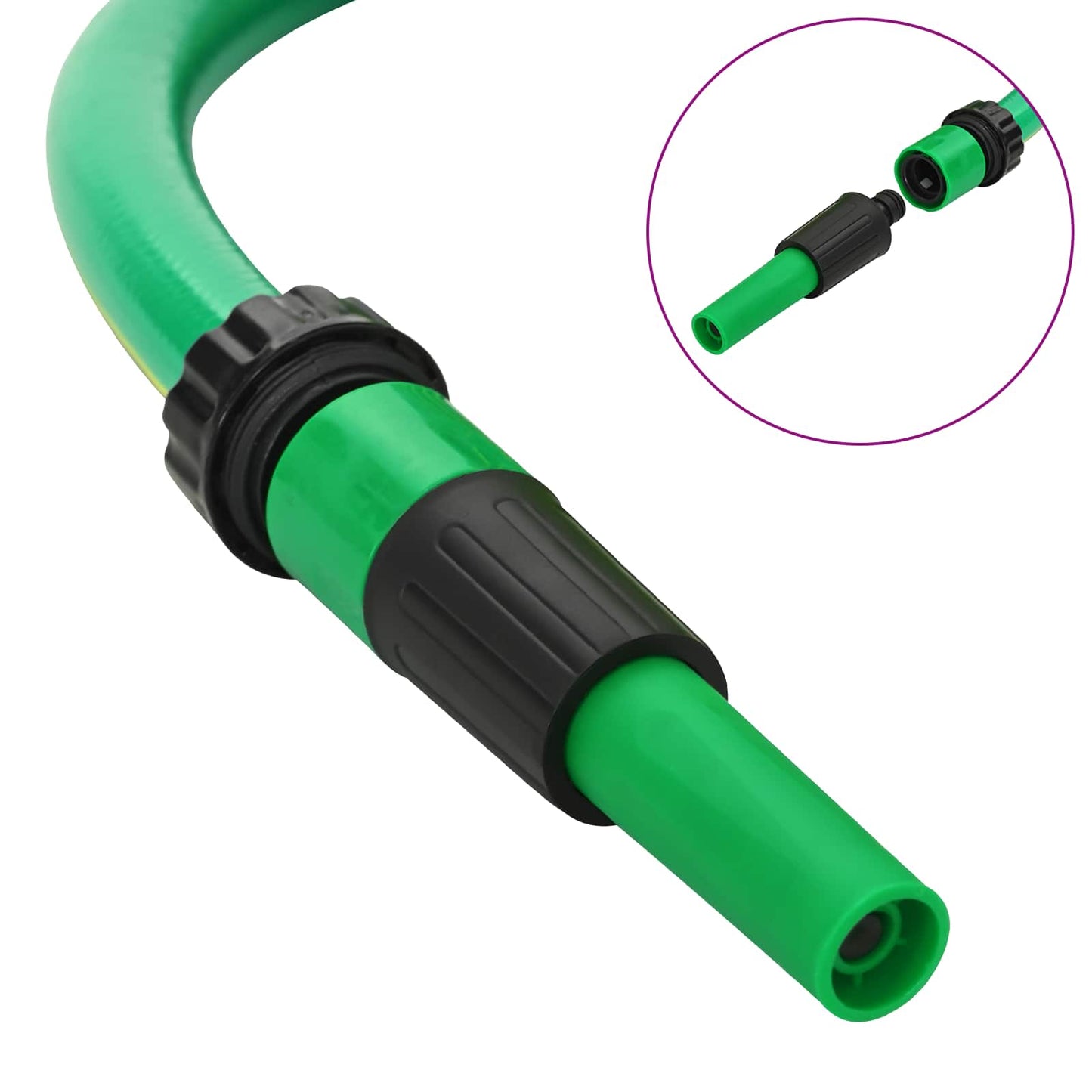 Garden Hose 5-Ply Green and Yellow 1 / 2'' 20 m PVC