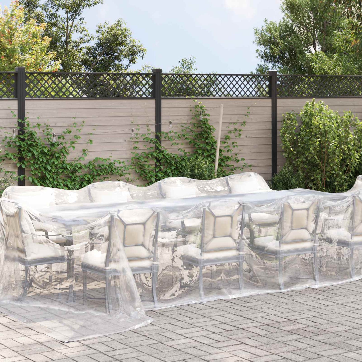 Tarpaulin Transparent 7 x 5 m PE