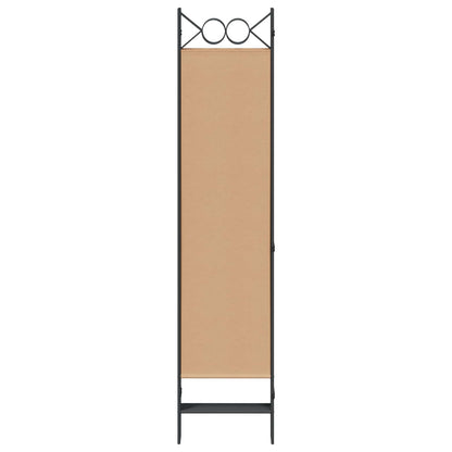 6-Panel Room Divider Beige 240 x 180 cm Fabric