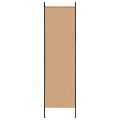 4-Panel Room Divider Beige 200 x 180 cm Fabric