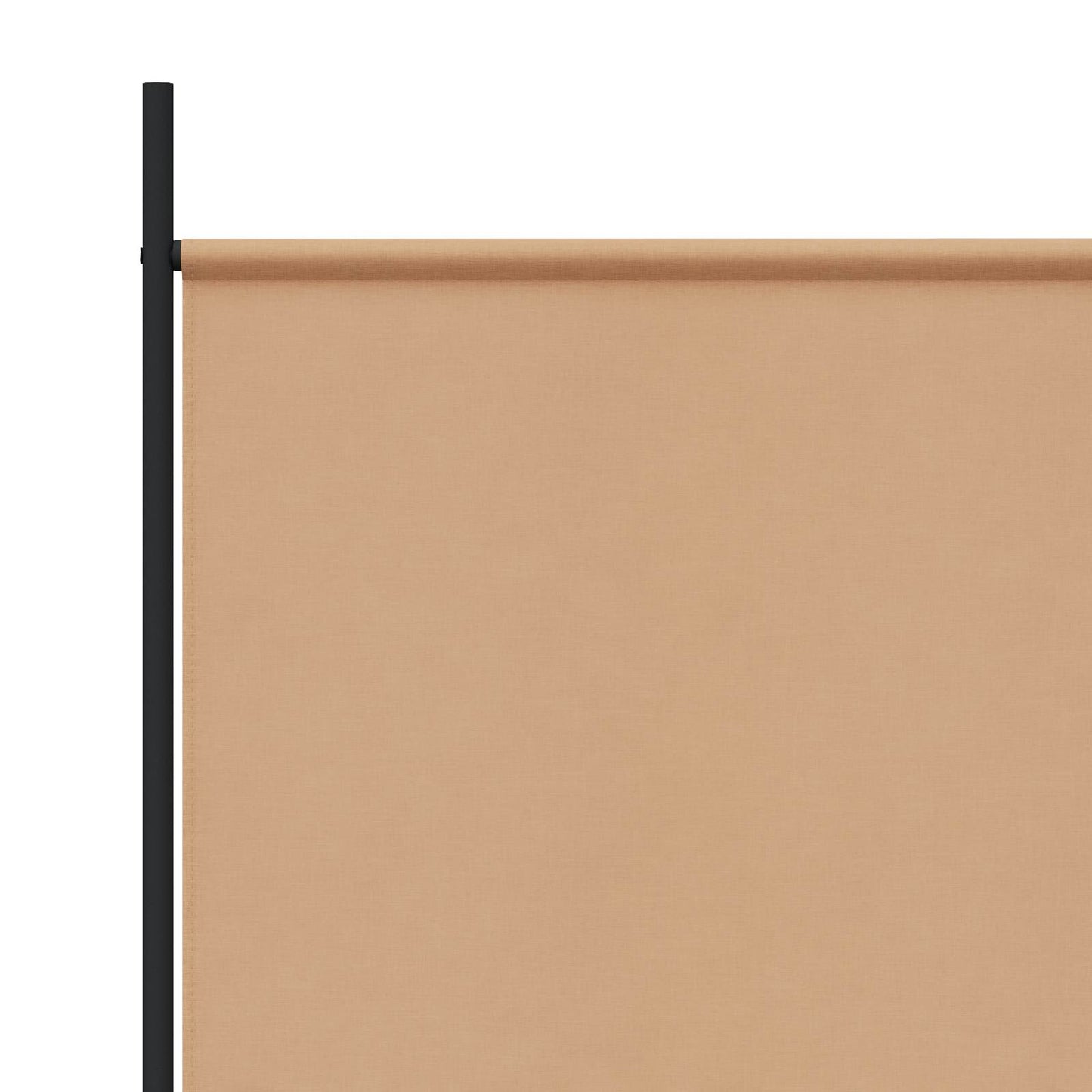 3-Panel Room Divider Beige 260 x 180 cm Fabric