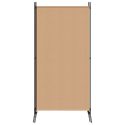 3-Panel Room Divider Beige 260 x 180 cm Fabric