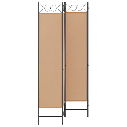 Room Divider Beige 160 x 200 cm Fabric
