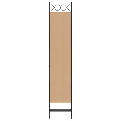 Room Divider Beige 200 x 200 cm Fabric