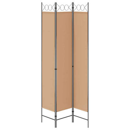 Room Divider Beige 120 x 220 cm Fabric