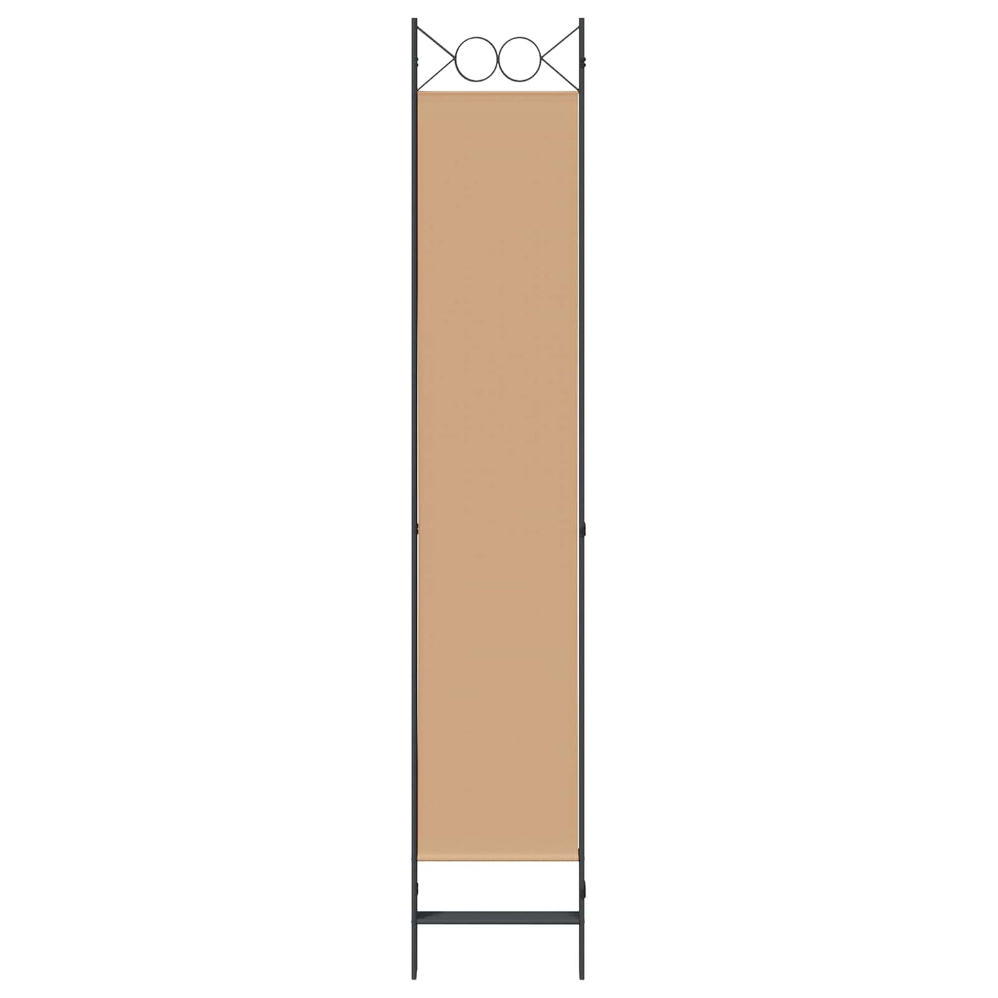 Room Divider Beige 160 x 220 cm Fabric