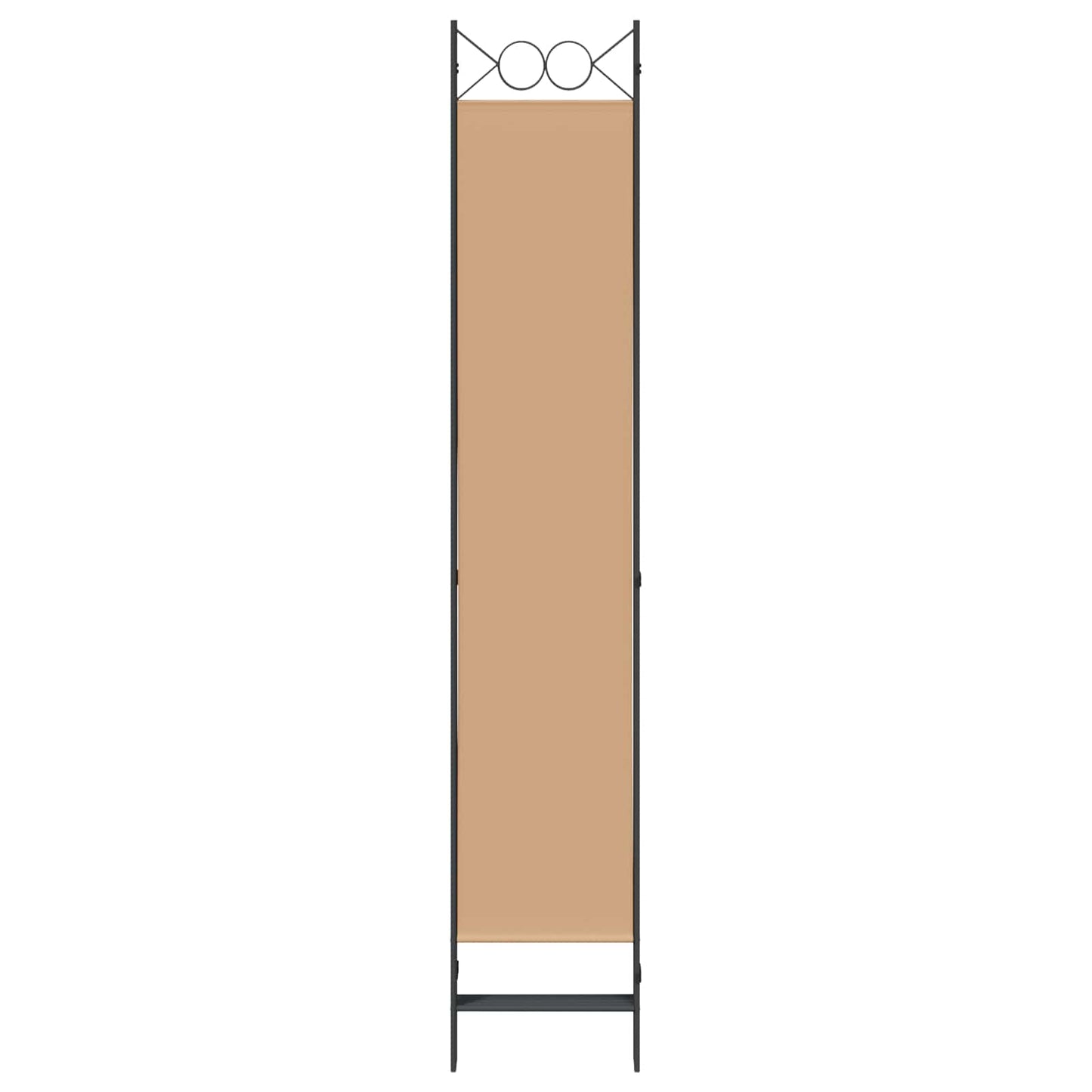 Room Divider Beige 200 x 220 cm Fabric