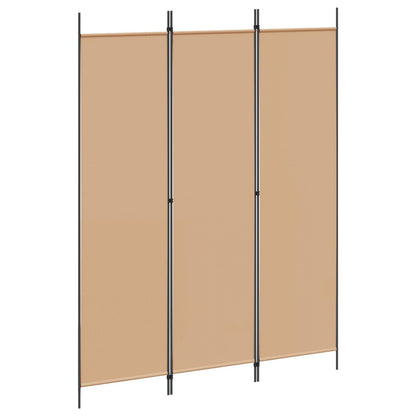 Room Divider Beige 150 x 200 cm Fabric