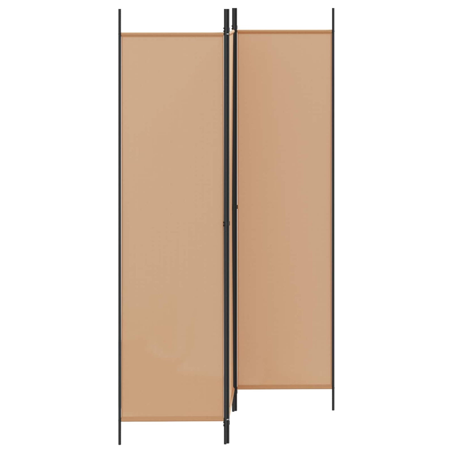 Room Divider Beige 150 x 200 cm Fabric