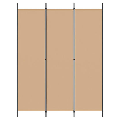Room Divider Beige 150 x 200 cm Fabric
