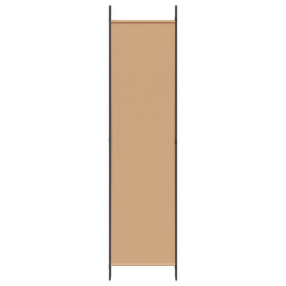 Room Divider Beige 250 x 200 cm Fabric