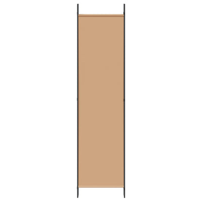 6-Panel Room Divider Beige 300 x 200 cm Fabric