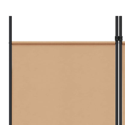Room Divider Beige 150 x 220 cm Fabric