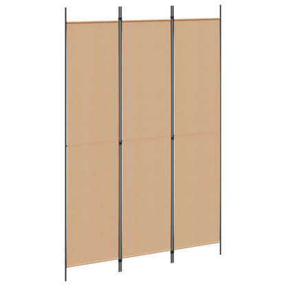 Room Divider Beige 150 x 220 cm Fabric