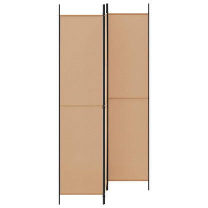 Room Divider Beige 150 x 220 cm Fabric