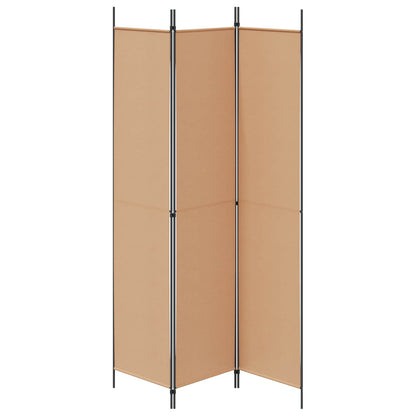 Room Divider Beige 150 x 220 cm Fabric