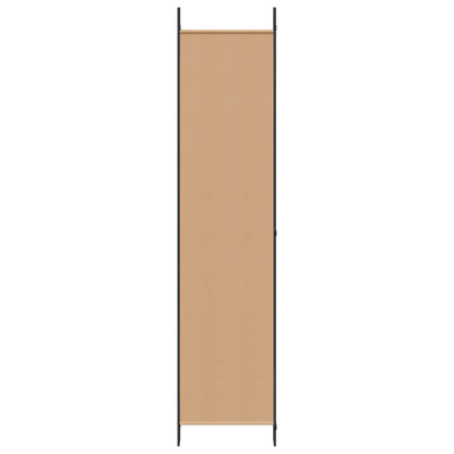 6-Panel Room Divider Beige 300 x 220 cm Fabric