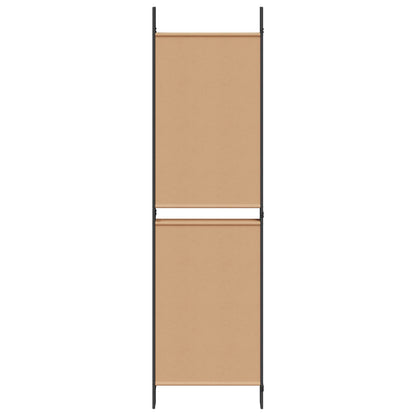 5-Panel Room Divider Beige 250 x 180 cm Fabric