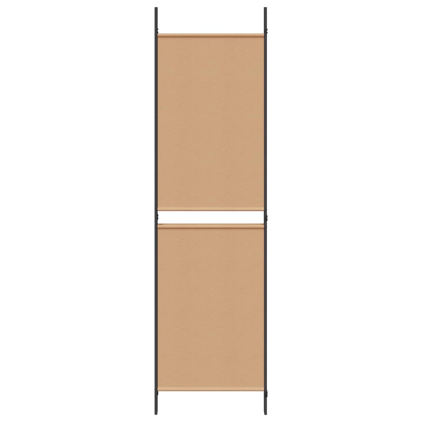 3-Panel Room Divider Beige 150 x 200 cm Fabric