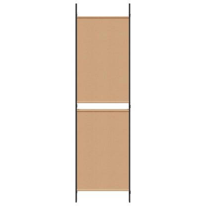3-Panel Room Divider Beige 150 x 200 cm Fabric