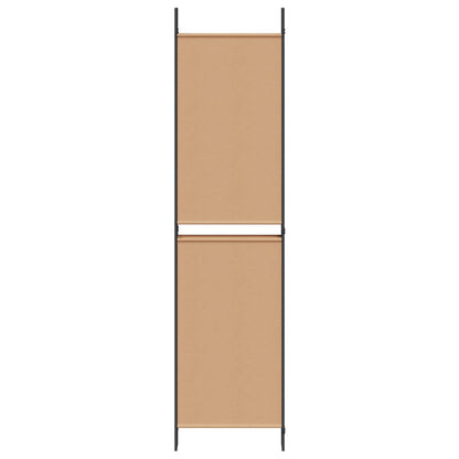 6-Panel Room Divider Beige 300 x 200 cm Fabric