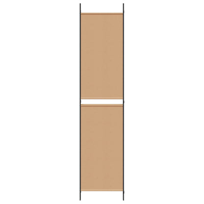 3-Panel Room Divider Beige 150 x 220 cm Fabric