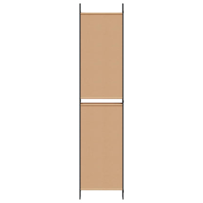 6-Panel Room Divider Beige 300 x 220 cm Fabric
