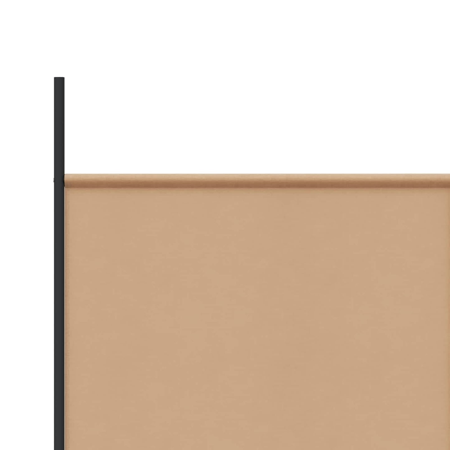 4-Panel Room Divider Beige 346 x 180 cm Fabric