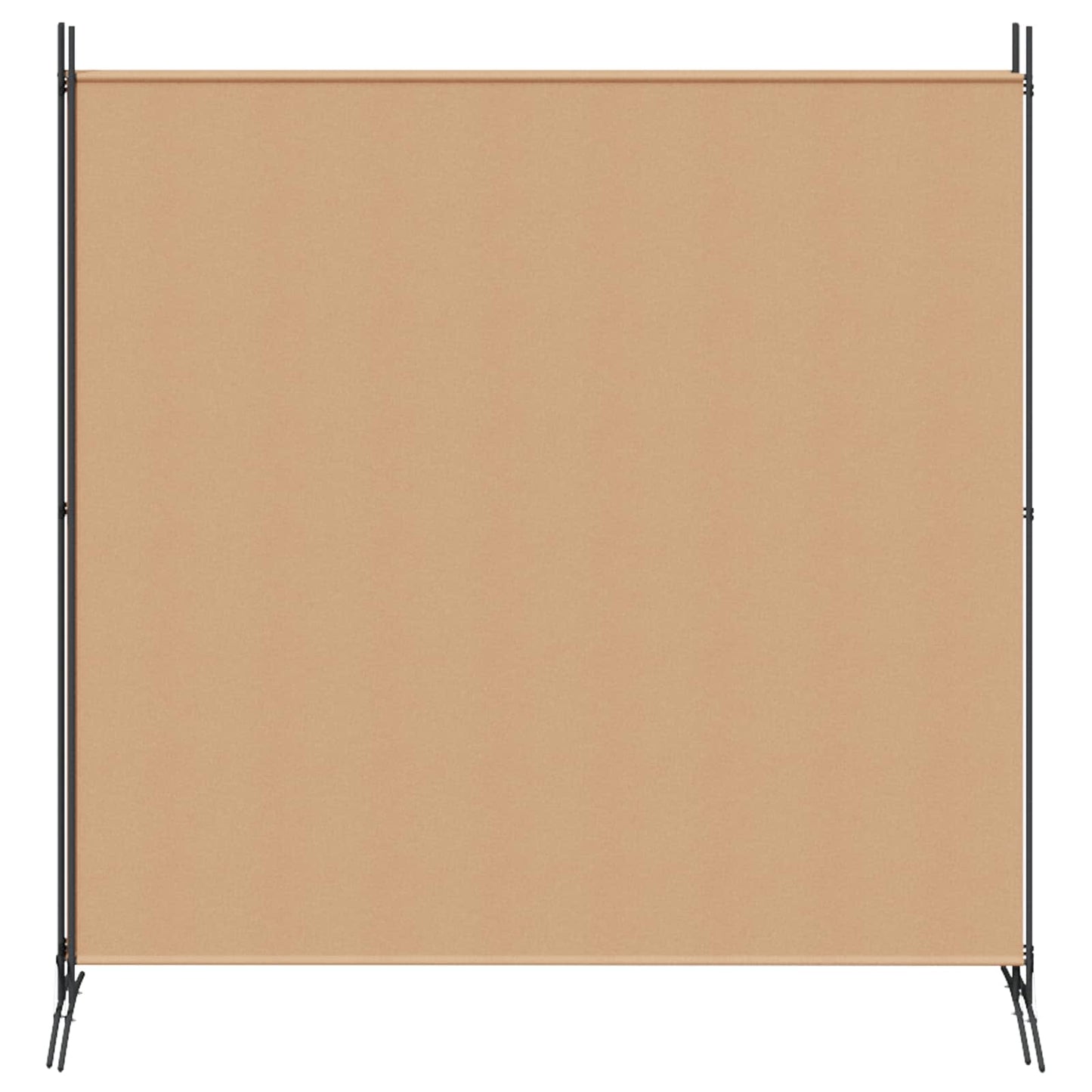 4-Panel Room Divider Beige 525 x 180 cm Fabric