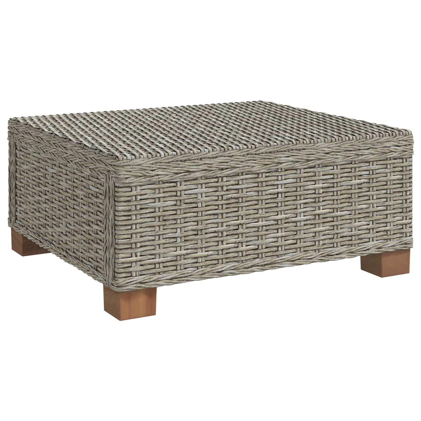 4 pcs Rattan Lounge Set with Cushions GENDT Natural Rattan