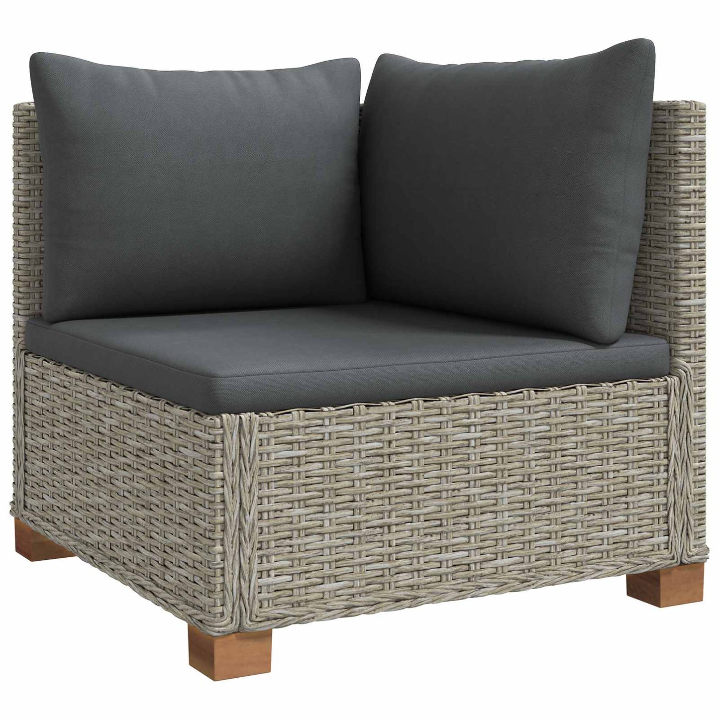 6 pcs Rattan Lounge Set with Cushions GENDT Natural Rattan
