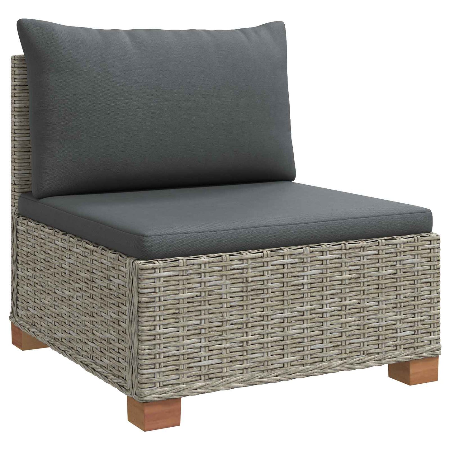 6 pcs Rattan Lounge Set with Cushions GENDT Natural Rattan
