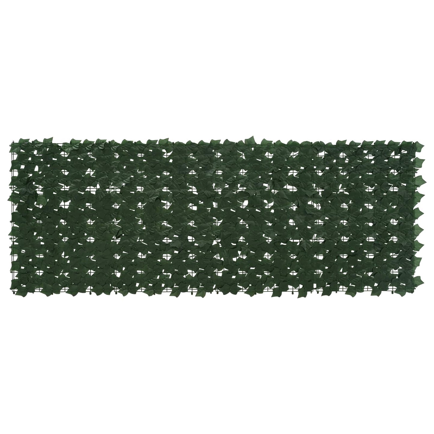 Balcony Screen with Leaves Dark Green 200 x 75 cm